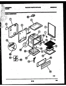 05 - Body Parts parts for Frigidaire Range CE300SP2W1 from AppliancePartsPros.com