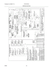12 - Wiring Diagram parts for Frigidaire Range CFCS372DC2 from AppliancePartsPros.com