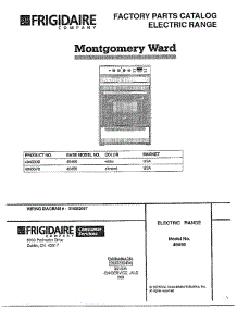 Electric Range Front Cover parts for Frigidaire Range 484560B from AppliancePartsPros.com