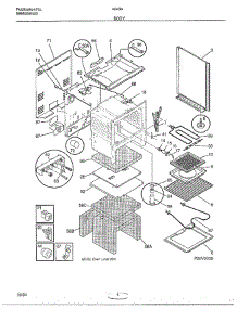 Body parts for Frigidaire Range 484640A from AppliancePartsPros.com