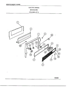 Electric Range /  Backguard parts for Frigidaire Range 4869A from AppliancePartsPros.com