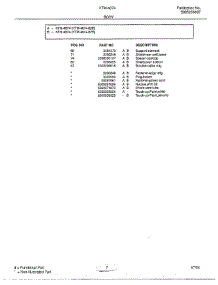 Body Page 4 parts for Frigidaire Range 4847-80B from AppliancePartsPros.com
