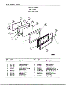 Backguard Page 3 parts for Frigidaire Range 4869A from AppliancePartsPros.com
