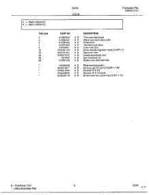 Door Page 2 parts for Frigidaire Range 486540D from AppliancePartsPros.com