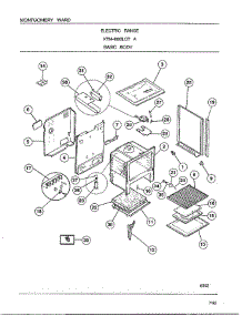 Basic Body parts for Frigidaire Range 4893A from AppliancePartsPros.com