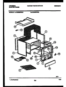 03 - Body Parts parts for Frigidaire Range CE200SP2D1 from AppliancePartsPros.com