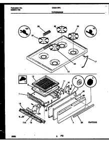 05 - Cooktop And Broiler Drawer Parts parts for Frigidaire Range CG301SP2W4 from AppliancePartsPros.com