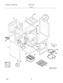 05 - Body parts for Frigidaire Range CFEF210CS7 from AppliancePartsPros.com
