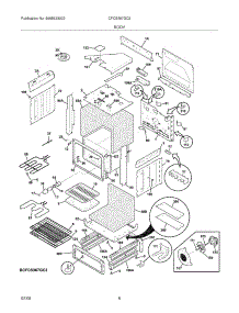 07 - Body parts for Frigidaire Range CFCS367GC2 from AppliancePartsPros.com