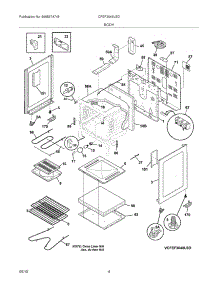 05 - Body parts for Frigidaire Range CFEF3048LSD from AppliancePartsPros.com