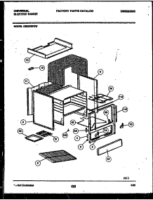 03 - Body Parts parts for Frigidaire Range CE200SP2D0 from AppliancePartsPros.com