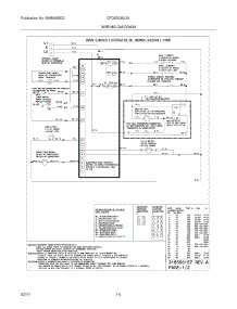 12 - Wiring Diagram parts for Frigidaire Range CFDS3035LS1 from AppliancePartsPros.com