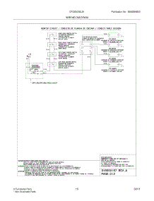 13 - Wiring Diagram parts for Frigidaire Range CFDS3035LS1 from AppliancePartsPros.com
