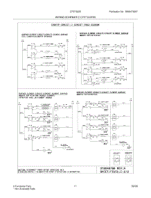11 - Wiring Diagram parts for Frigidaire Range CFEF322ES4 from AppliancePartsPros.com