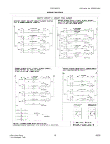 13 - Wiring Diagram parts for Frigidaire Range CFEF358EC5 from AppliancePartsPros.com