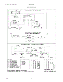 10 - Wiring Diagram parts for Frigidaire Range CFEF310ES1 from AppliancePartsPros.com