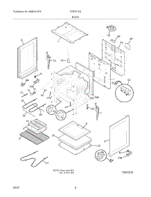05 - Body parts for Frigidaire Range CFEF312GSA from AppliancePartsPros.com
