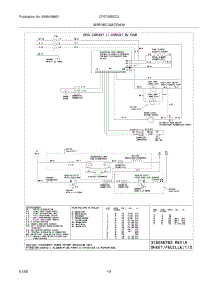 10 - Wiring Diagram parts for Frigidaire Range CFEF358EC2 from AppliancePartsPros.com