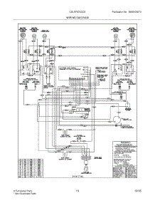13 - Wiring Diagram parts for Frigidaire Range CGLEF379DCE from AppliancePartsPros.com