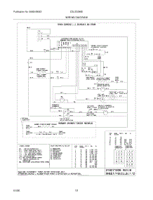 10 - Wiring Diagram parts for Frigidaire Range CGLES385EB2 from AppliancePartsPros.com