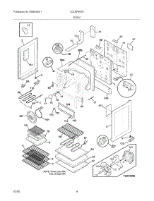05 - Body parts for Frigidaire Range CGLEFM97DSB from AppliancePartsPros.com