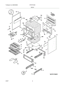 05 - Body parts for Frigidaire Range CFEF370GS1 from AppliancePartsPros.com