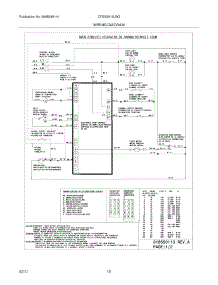 10 - Wiring Diagram parts for Frigidaire Range CFES3015LW2 from AppliancePartsPros.com