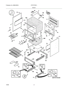 05 - Body parts for Frigidaire Range CFEF372EC1 from AppliancePartsPros.com
