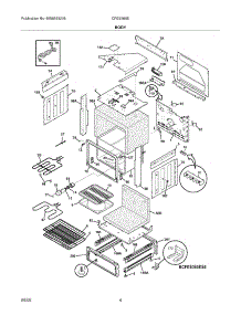 05 - Body parts for Frigidaire Range CFES365ES6 from AppliancePartsPros.com