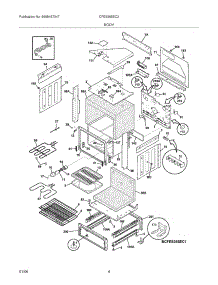 05 - Body parts for Frigidaire Range CFES365EC2 from AppliancePartsPros.com