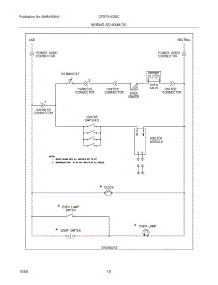 12 - Wiring Schematic parts for Frigidaire Range CFGF316DSC from AppliancePartsPros.com