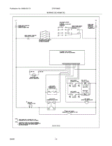 14 - Wiring Schematic parts for Frigidaire Range CFGF366DBD from AppliancePartsPros.com