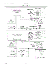 12 - Wiring Diagram parts for Frigidaire Range CFGS365EB1 from AppliancePartsPros.com