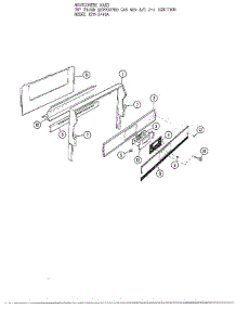 30` Floor Backguard parts for Frigidaire Range 3448A from AppliancePartsPros.com
