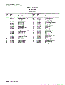 Electric Range /  Basic Body Page 2 parts for Frigidaire Range 4129B from AppliancePartsPros.com