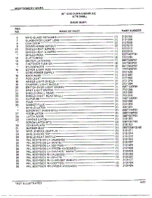 30" Gas Over / Under Basic Body Page 2 parts for Frigidaire Range 3468A from AppliancePartsPros.com