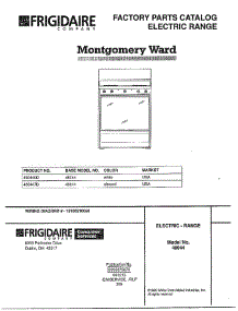 Electric Range / Front Cover parts for Frigidaire Range 480447D from AppliancePartsPros.com