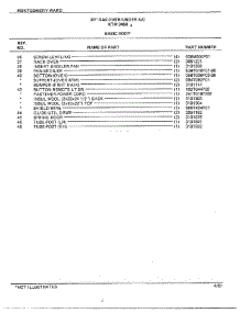 30" Gas Over / Under Basic Body Page 3 parts for Frigidaire Range 3468A from AppliancePartsPros.com