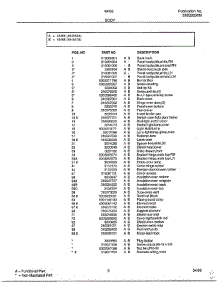 Body Page 2 parts for Frigidaire Range 484567A from AppliancePartsPros.com