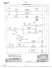Wiring Diagram parts for Frigidaire Range 484440D from AppliancePartsPros.com