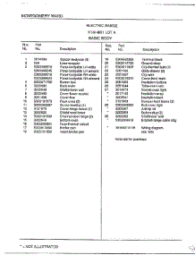 Basic Body Page 2 parts for Frigidaire Range 4851A from AppliancePartsPros.com