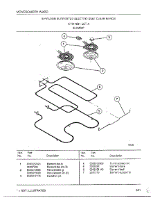 Element parts for Frigidaire Range 4891A from AppliancePartsPros.com