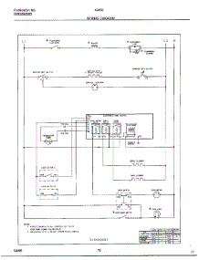 Wiring Diagram parts for Frigidaire Range 484567A from AppliancePartsPros.com