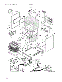 05 - Body parts for Frigidaire Range BFEF374ES1 from AppliancePartsPros.com