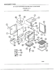 Basic Body parts for Frigidaire Range 4899A from AppliancePartsPros.com