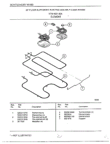 Element parts for Frigidaire Range 4821-80A from AppliancePartsPros.com
