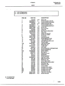 Body Page 2 parts for Frigidaire Range 4874-80A from AppliancePartsPros.com