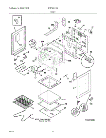 05 - Body parts for Frigidaire Range CFEF364HSA from AppliancePartsPros.com