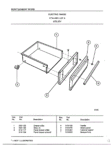 Utility parts for Frigidaire Range 4851A from AppliancePartsPros.com