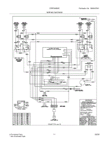 11 - Wiring Diagram parts for Frigidaire Range CFEF366EMC from AppliancePartsPros.com